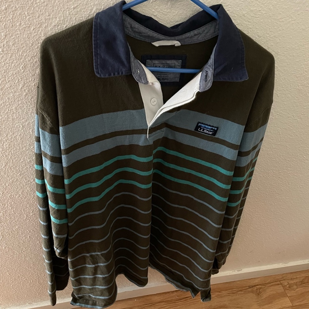 L.L. Bean Rugby Polo XL